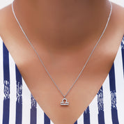 Zodiac Sign's Moissanite Diamond Necklace