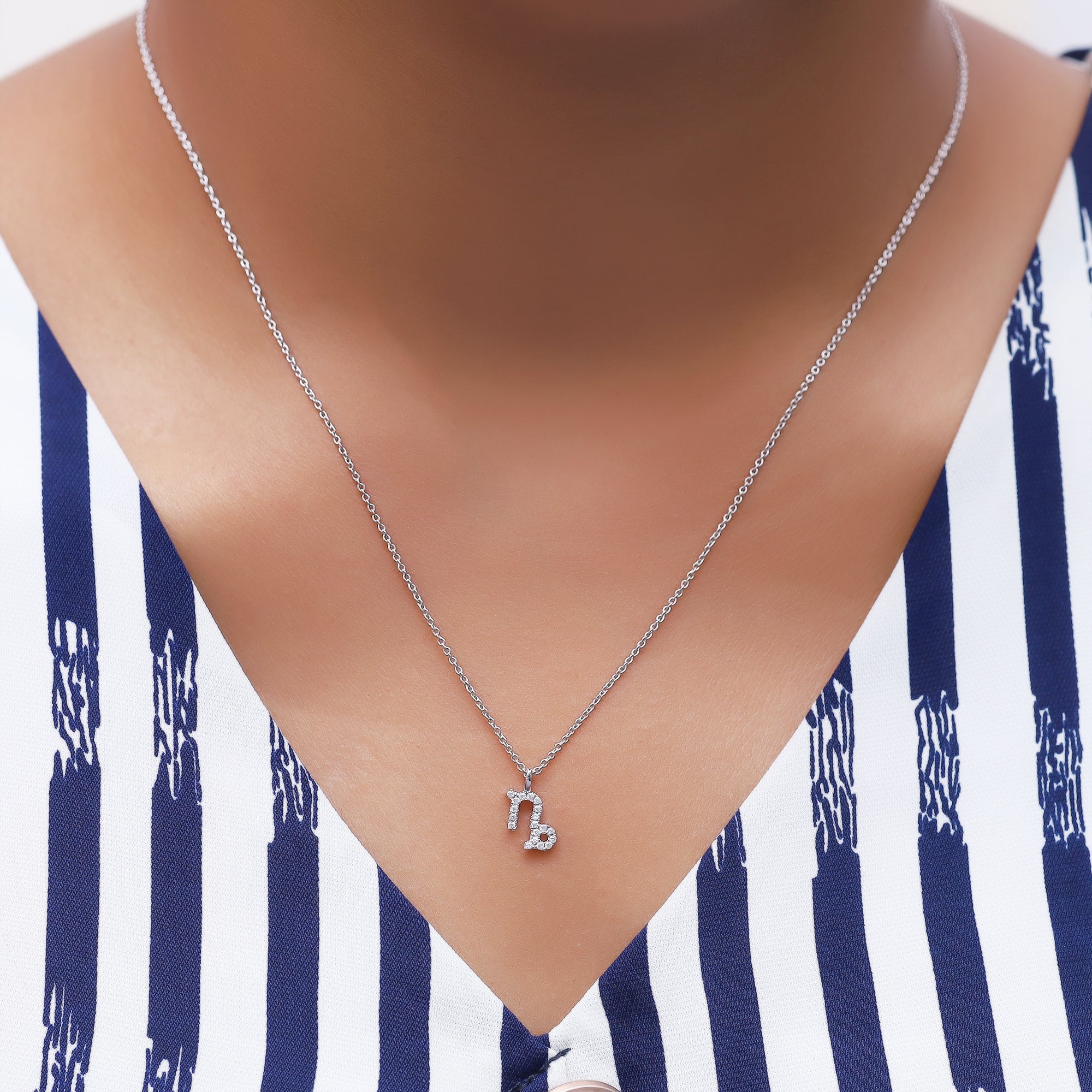 Zodiac Sign's Moissanite Diamond Necklace