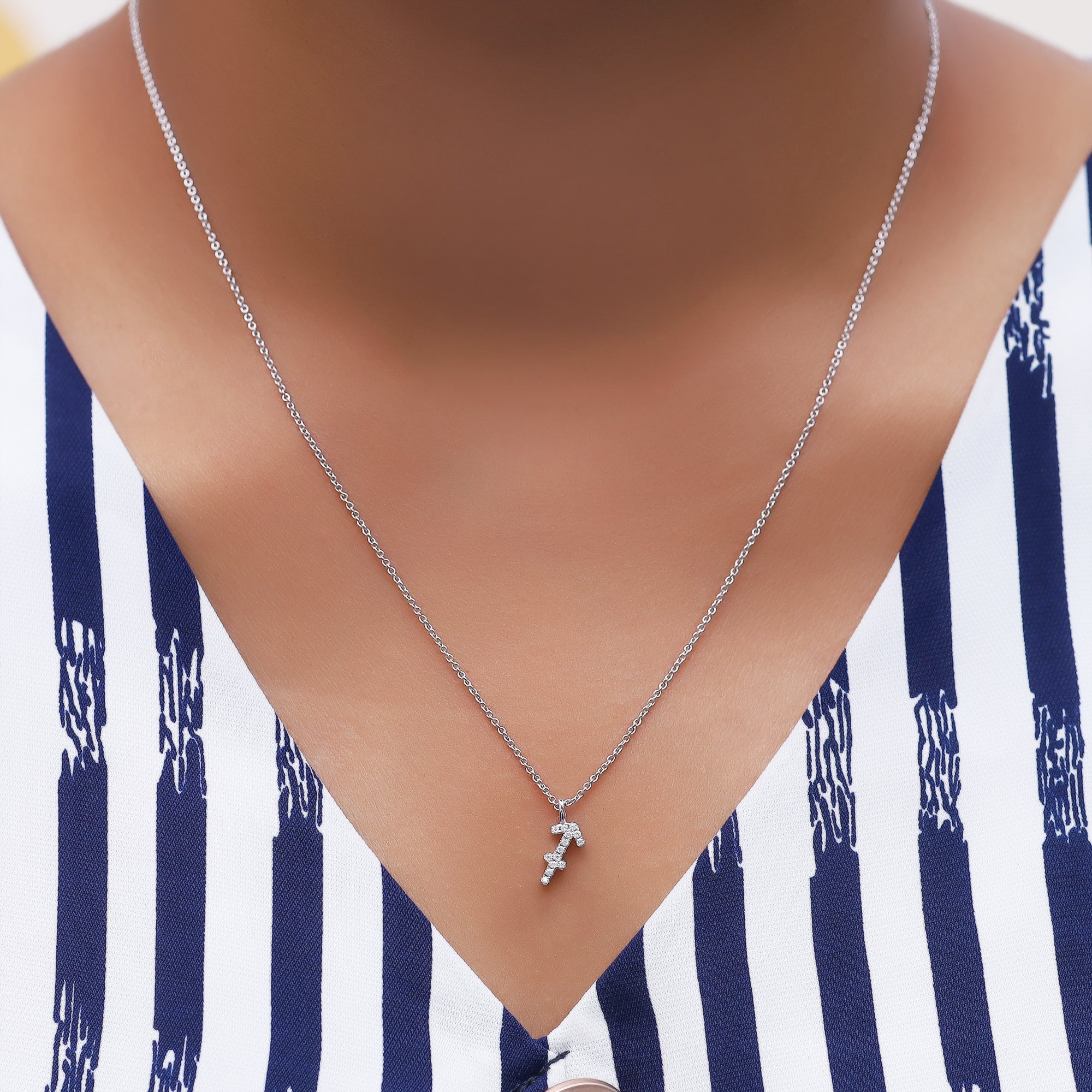 Zodiac Sign's Moissanite Diamond Necklace