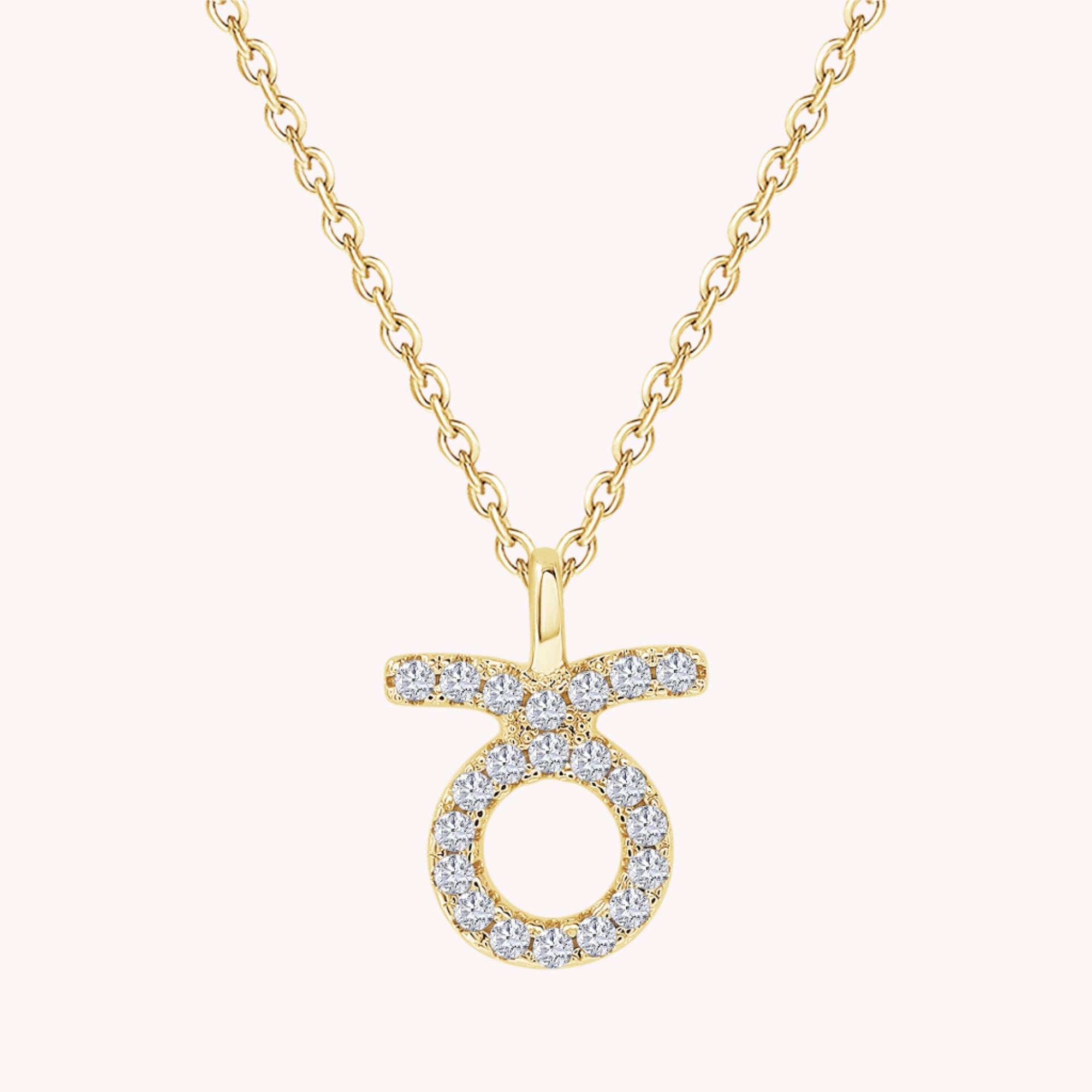 Zodiac Sign's Moissanite Diamond Necklace