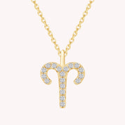 Zodiac Sign's Moissanite Diamond Necklace