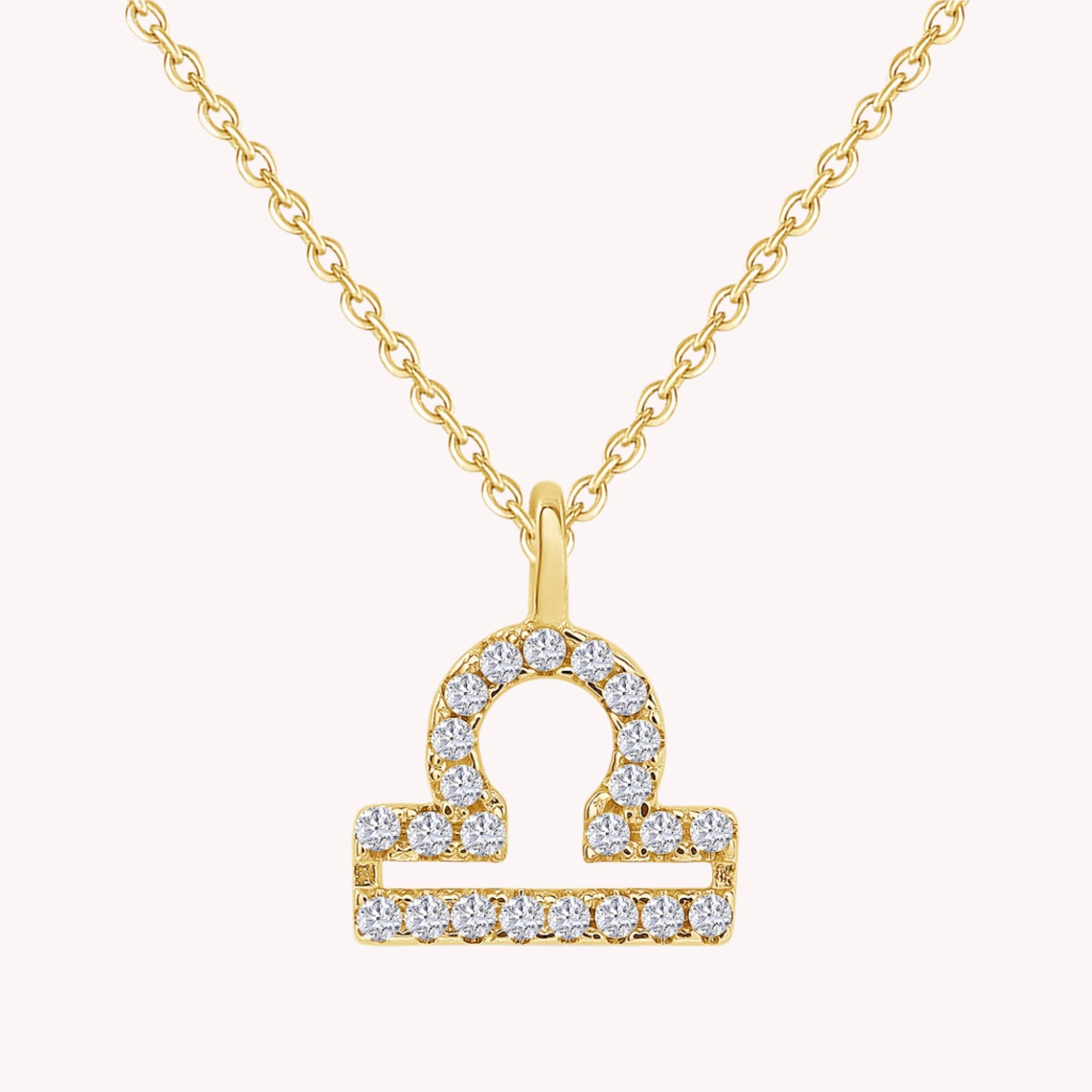 Zodiac Sign's Moissanite Diamond Necklace