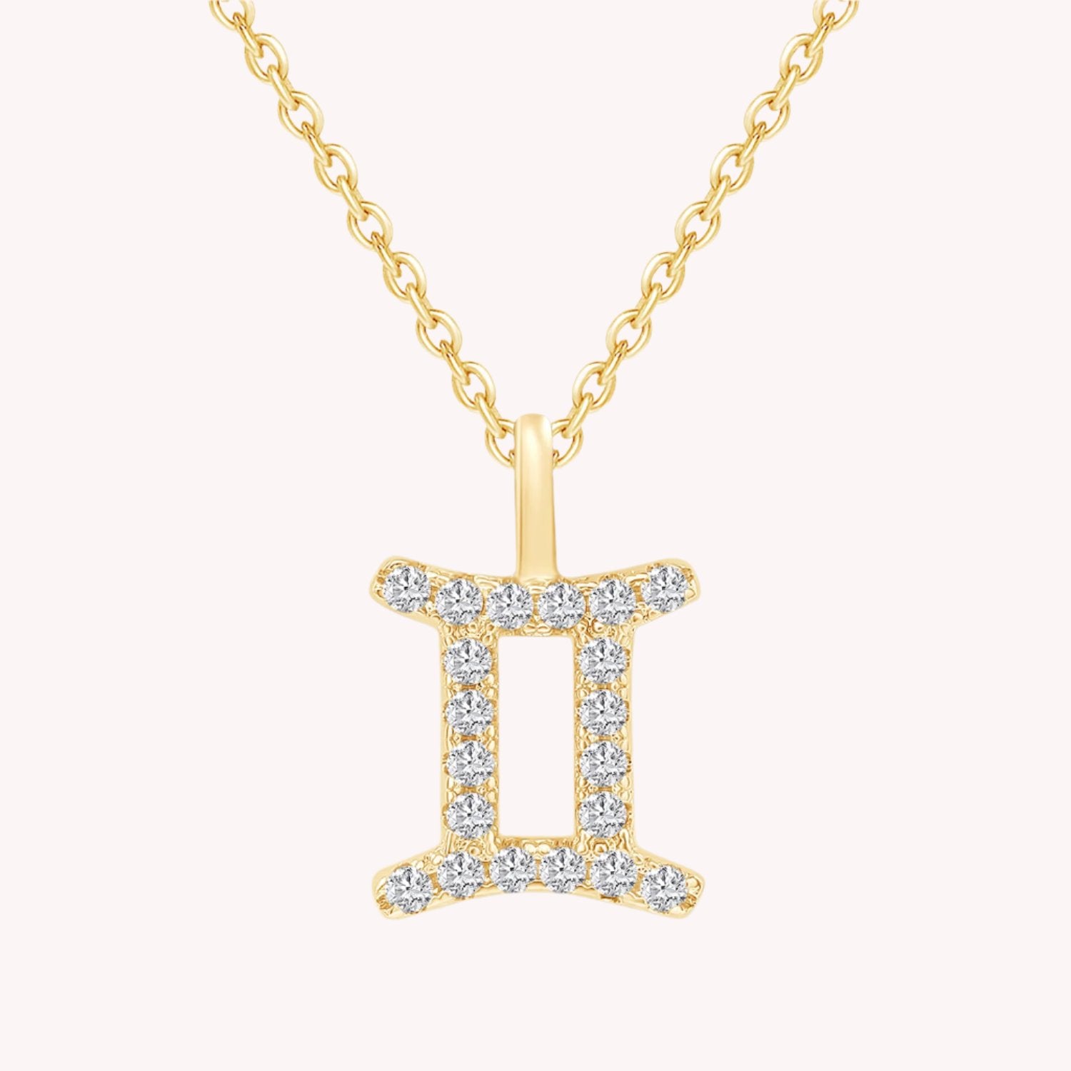 Zodiac Sign's Moissanite Diamond Necklace