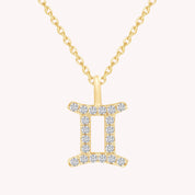 Zodiac Sign's Moissanite Diamond Necklace