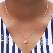 Zodiac Sign's Moissanite Diamond Necklace