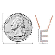 AFFY Moissanite Diamond Alphabet's Letter's Necklaces