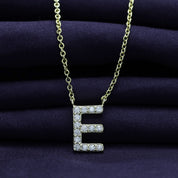 AFFY Moissanite Diamond Alphabet's Letter's Necklaces