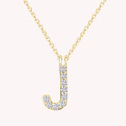 AFFY Moissanite Diamond Alphabet's Letter's Necklaces