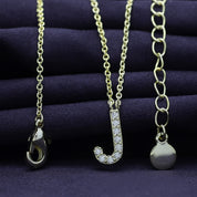 AFFY Moissanite Diamond Alphabet's Letter's Necklaces