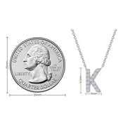 AFFY Moissanite Diamond Alphabet's Letter's Necklaces