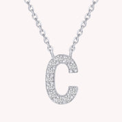 AFFY Moissanite Diamond Alphabet's Letter's Necklaces