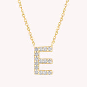 AFFY Moissanite Diamond Alphabet's Letter's Necklaces