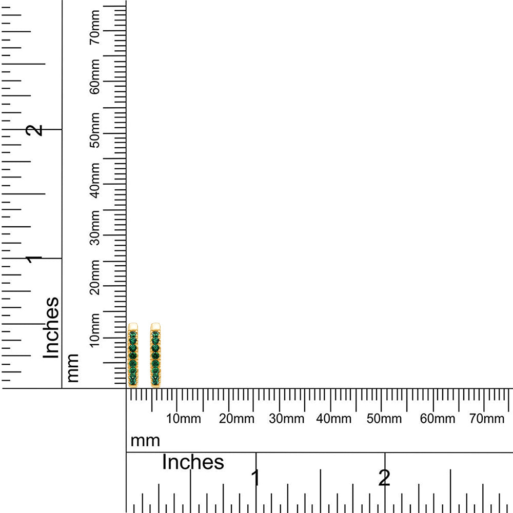 
                      
                        Round Cut Simulated Green Emerald Huggie Hoop Earrings For Womens In 10K Or 14K Solid Gold And 925 Sterling Silver
                      
                    