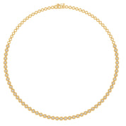 Lab Created Moissanite 5MM Width Tennis Choker Necklace