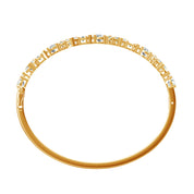 Multi Shape Lab Created Moissanite Bangle Bracelet