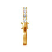 Multi Shape Lab Created Moissanite Bangle Bracelet
