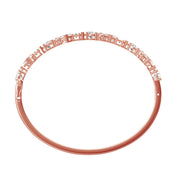 Multi Shape Lab Created Moissanite Bangle Bracelet