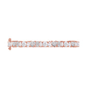 Multi Shape Lab Created Moissanite Bangle Bracelet
