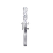Multi Shape Lab Created Moissanite Bangle Bracelet