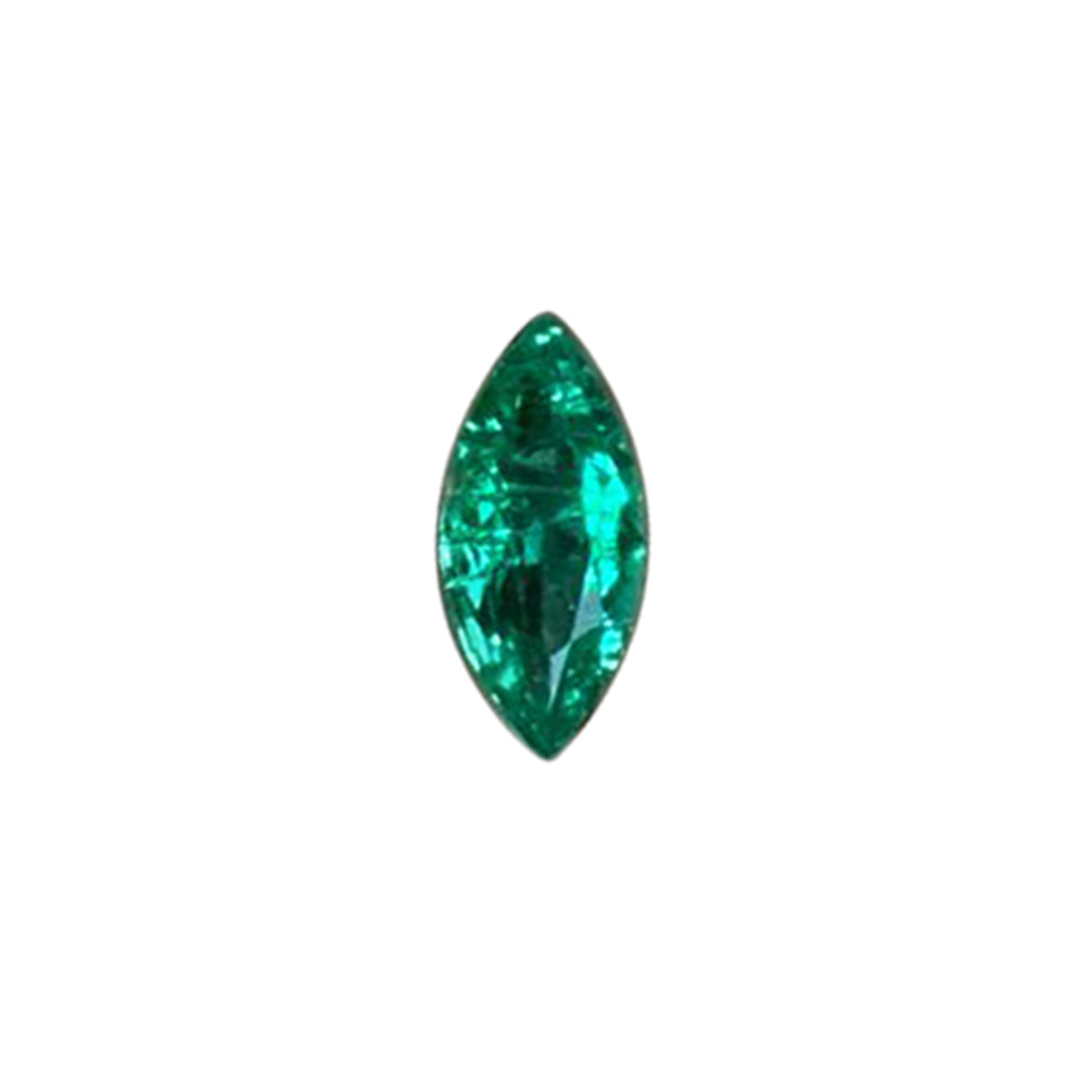 0.90 Carat Marquise Shape Emerald Zambian Lab Grown Loose Gemstone for Custom Jewelry Making Engagement Ring Pendant Necklace Earrings