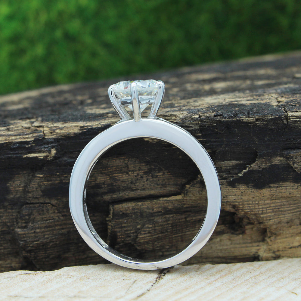 
                      
                        7MM Heart & Princess Cut Lab Created Moissanite Diamond Promise Ring In 925 Sterling Silver
                      
                    