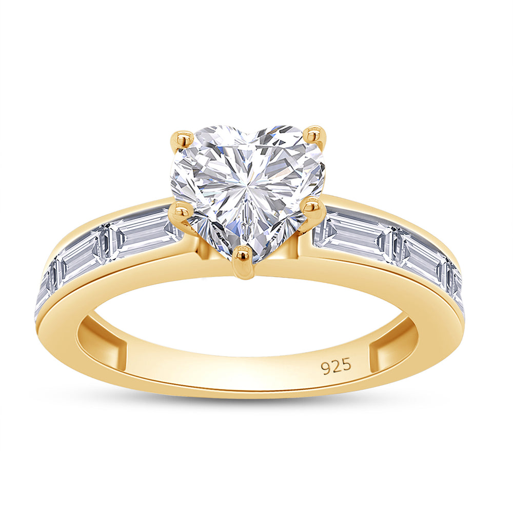 
                      
                        7MM Heart Cut Lab Created Moissanite Diamond Promise Ring In 925 Sterling Silver (2.50 Cttw)
                      
                    