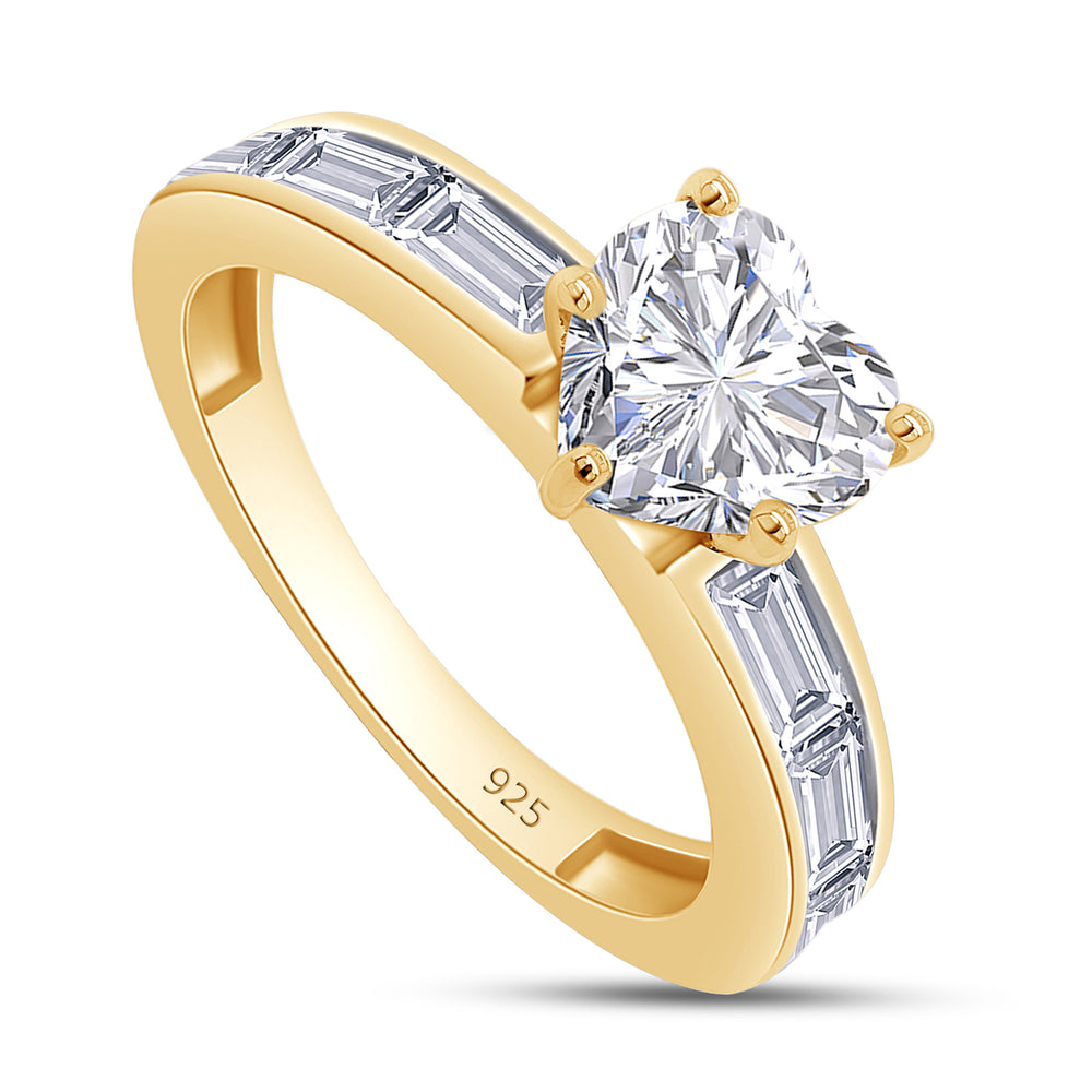 
                      
                        7MM Heart Cut Lab Created Moissanite Diamond Promise Ring In 925 Sterling Silver (2.50 Cttw)
                      
                    