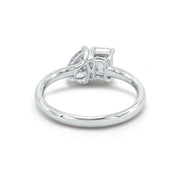 Toi Et Moi 2-Stone Ring In Lab Created Moissanite