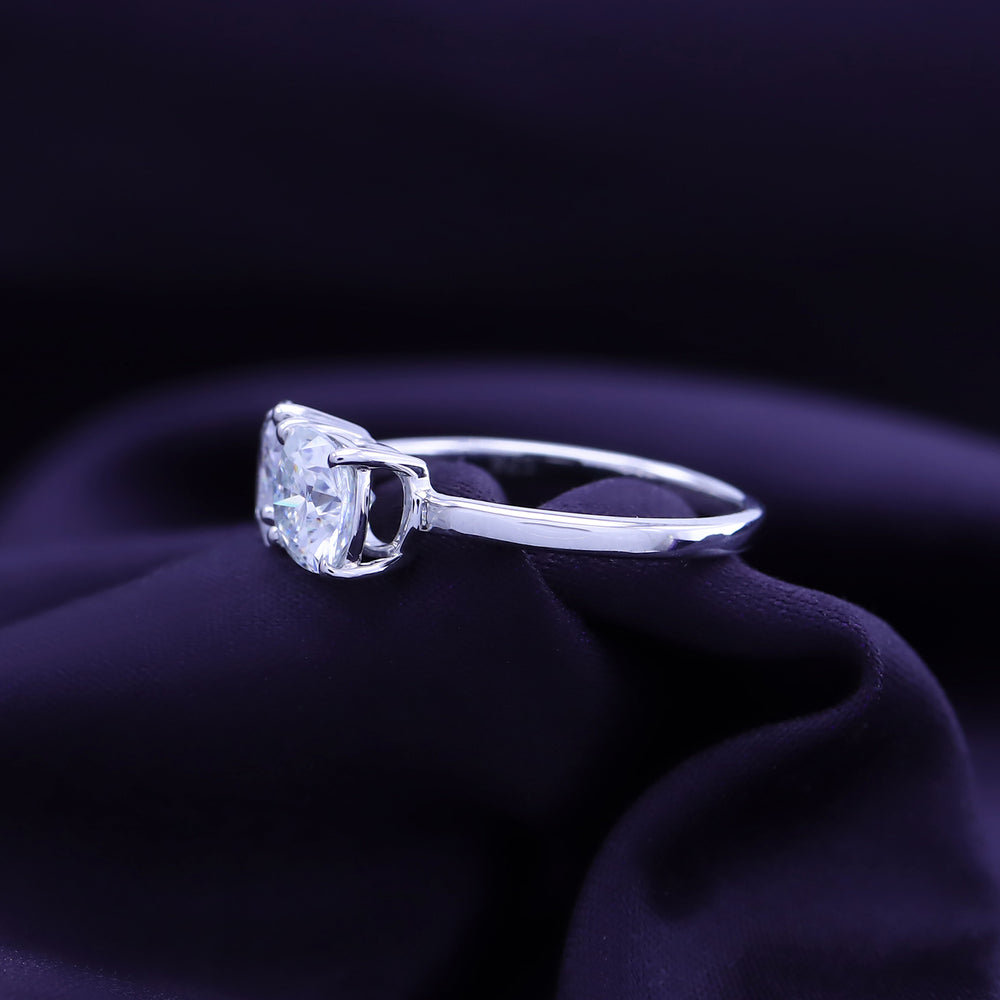 
                      
                        1.90 Carat Heart & Cushion Cut Lab Created Moissanite Diamond Toi Et Moi 2-Stone Engagement Ring In 925 Sterling Silver
                      
                    