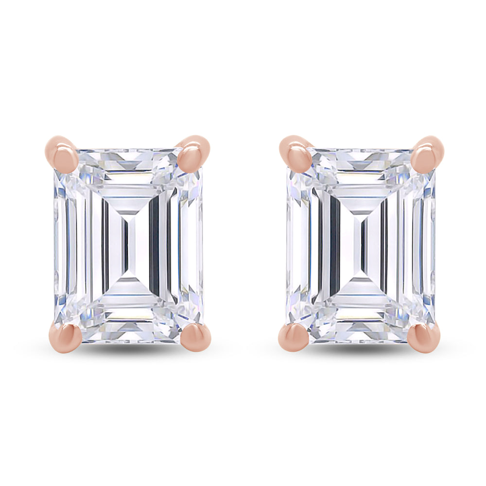 
                      
                        8X6MM Emerald Cut Lab Created Moissanite Diamond Solitaire Pendant & Stud Earrings Jewelry Set In 925 Sterling Silver
                      
                    