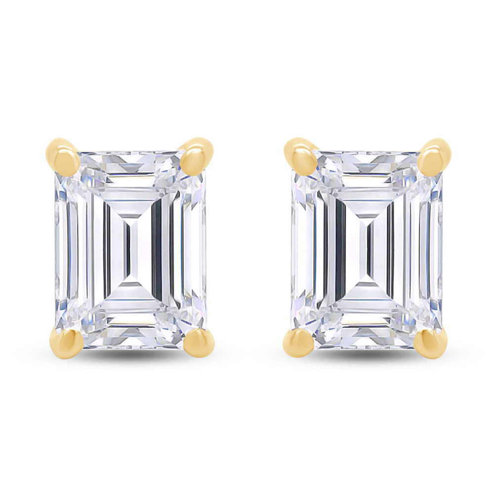 
                      
                        8X6MM Emerald Cut Lab Created Moissanite Diamond Solitaire Pendant & Stud Earrings Jewelry Set In 925 Sterling Silver
                      
                    