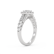 IGI Certified Lab Diamond Teardrop Solitaire Ring