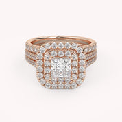 Heirloom IGI Certified Diamond Bridal Set