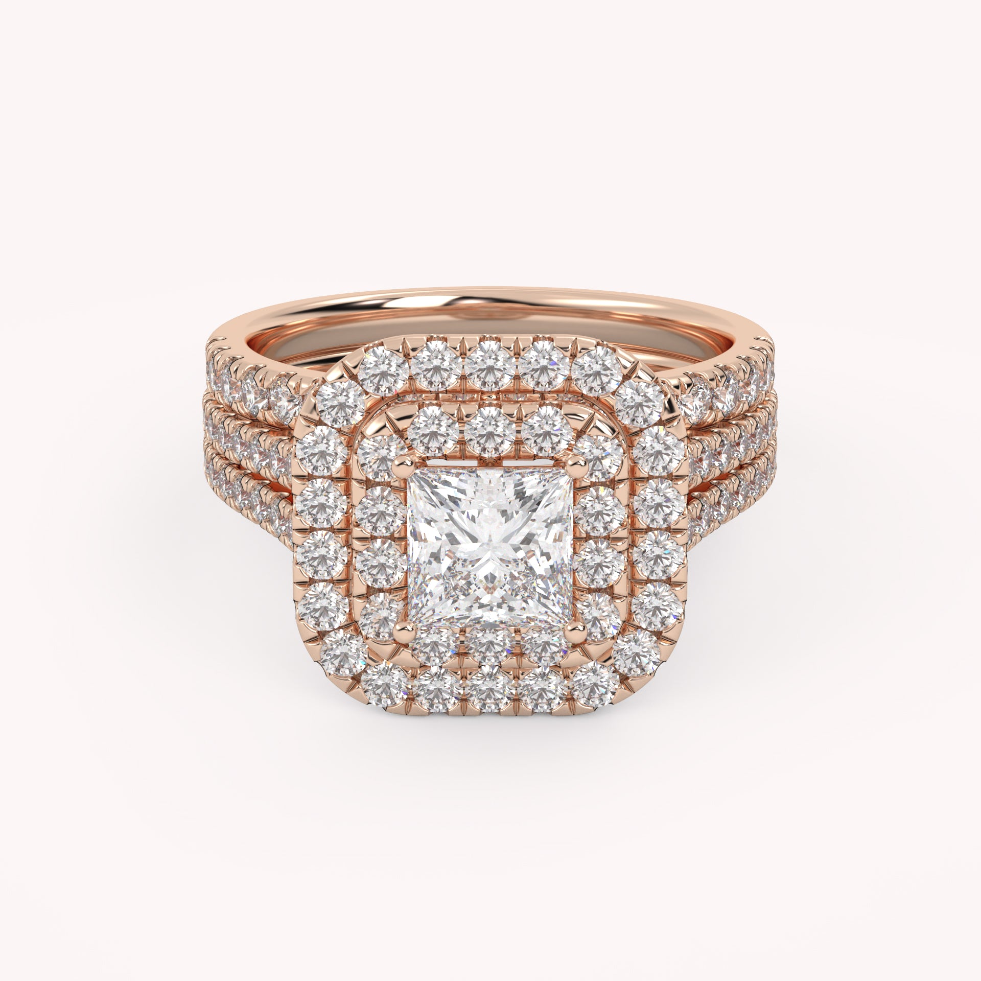 Heirloom IGI Certified Diamond Bridal Set