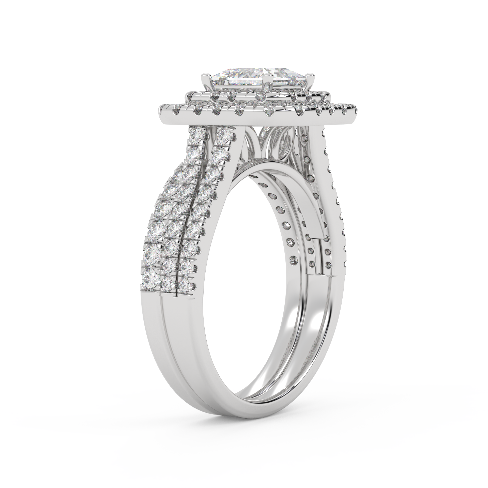 Heirloom IGI Certified Diamond Bridal Set