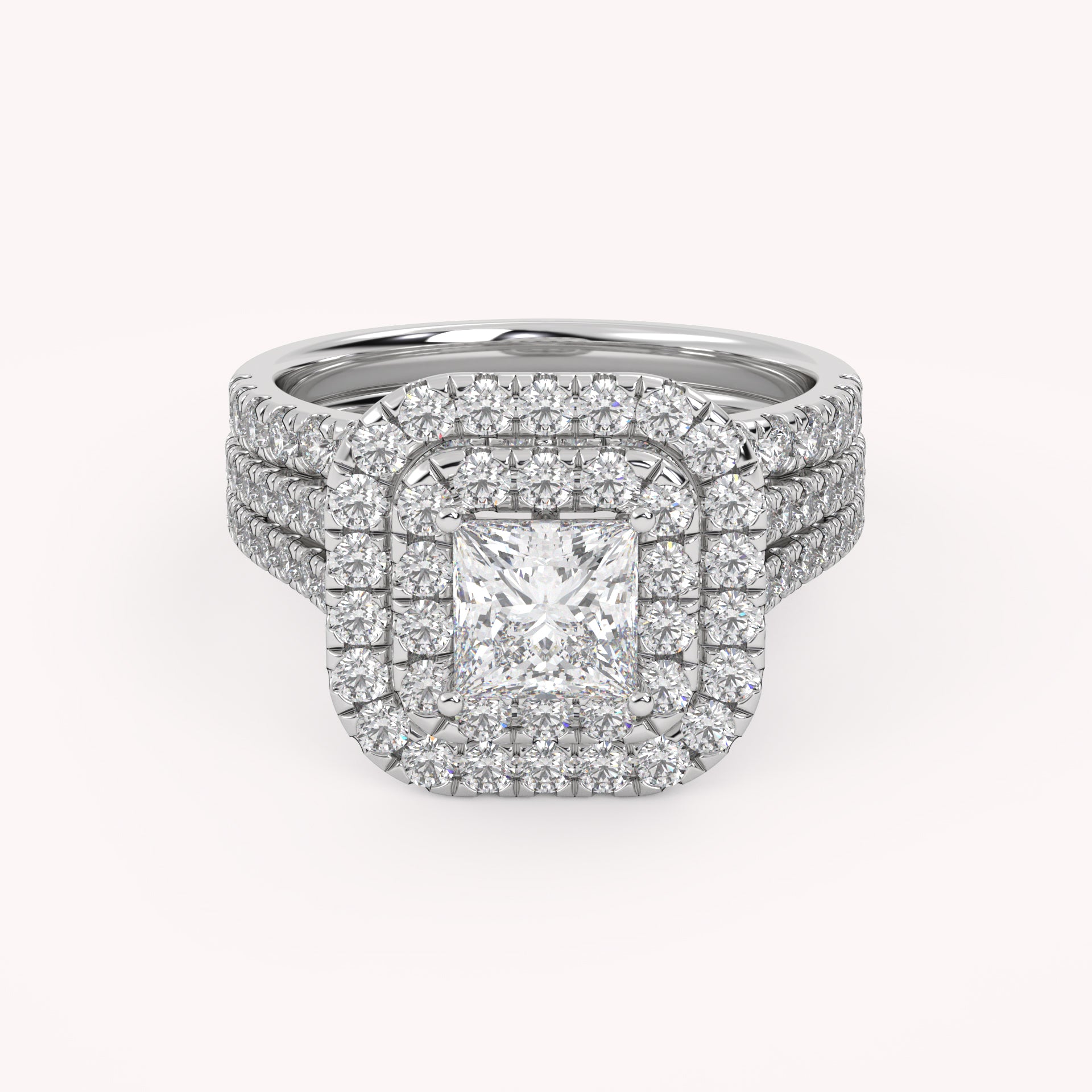 Heirloom IGI Certified Diamond Bridal Set