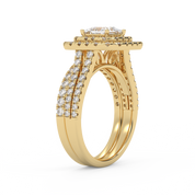 Heirloom IGI Certified Diamond Bridal Set