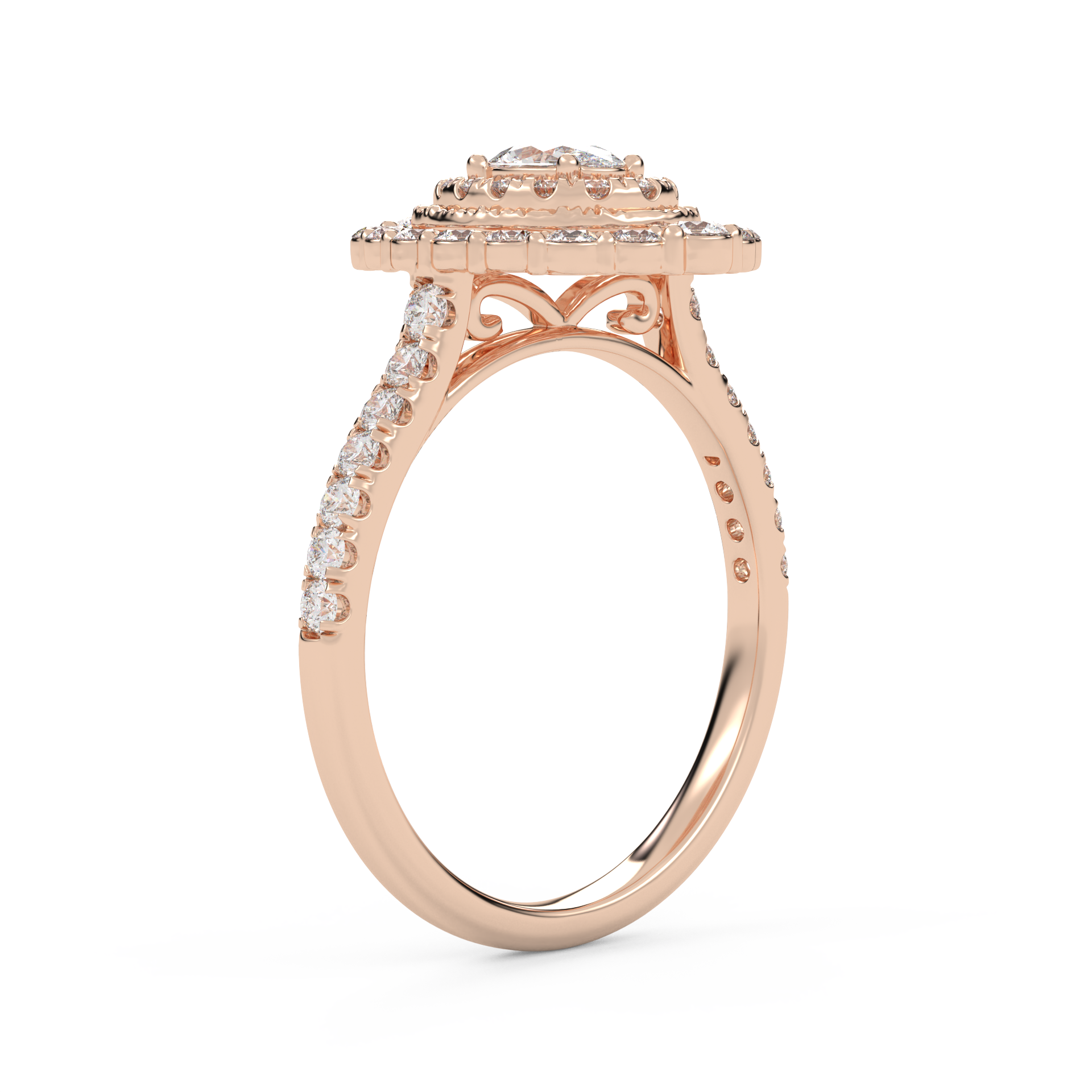 IGI Certified Cluster Diamond Ring
