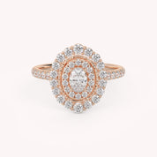 IGI Certified Cluster Diamond Ring