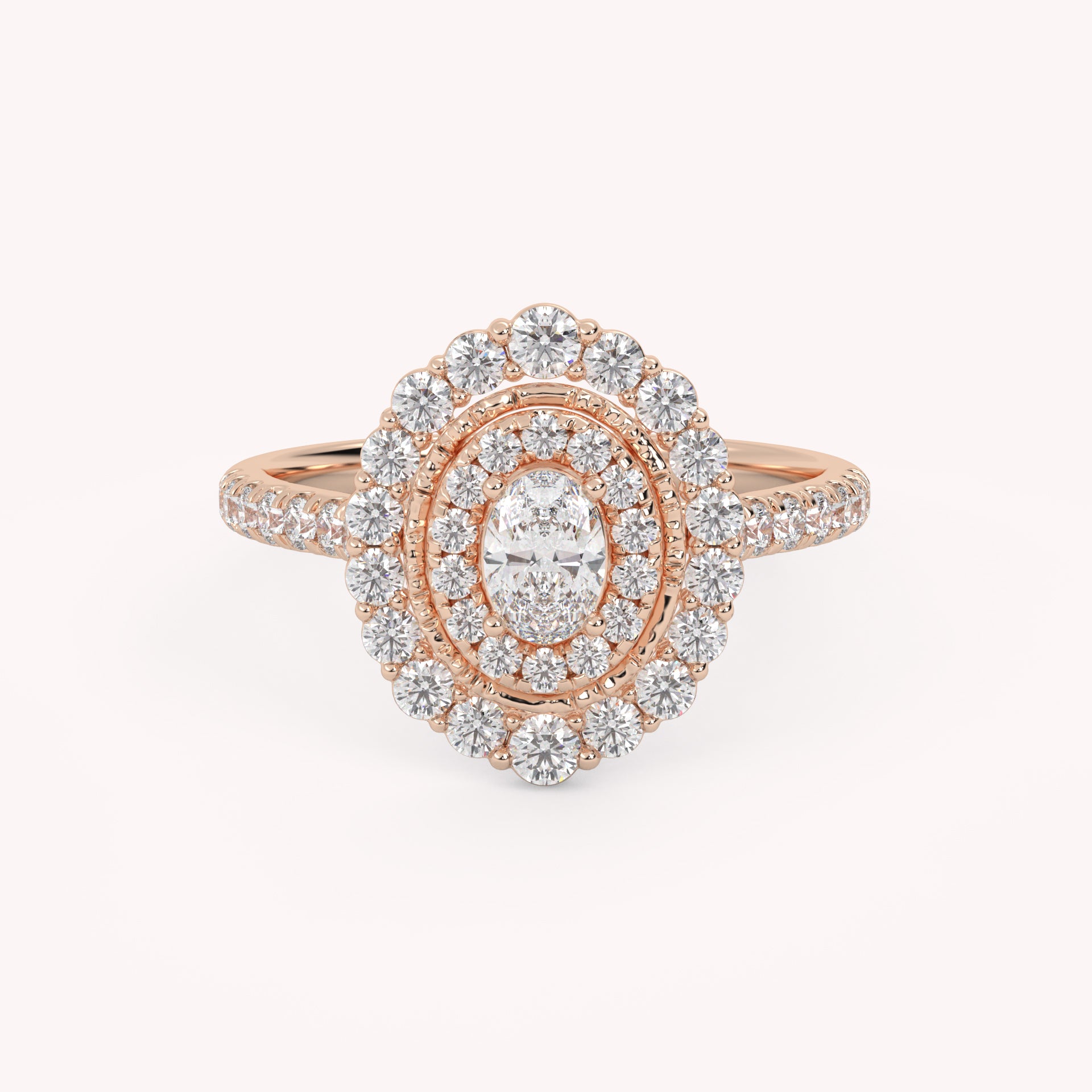 IGI Certified Cluster Diamond Ring