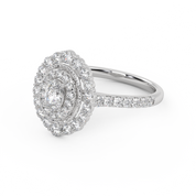 IGI Certified Cluster Diamond Ring