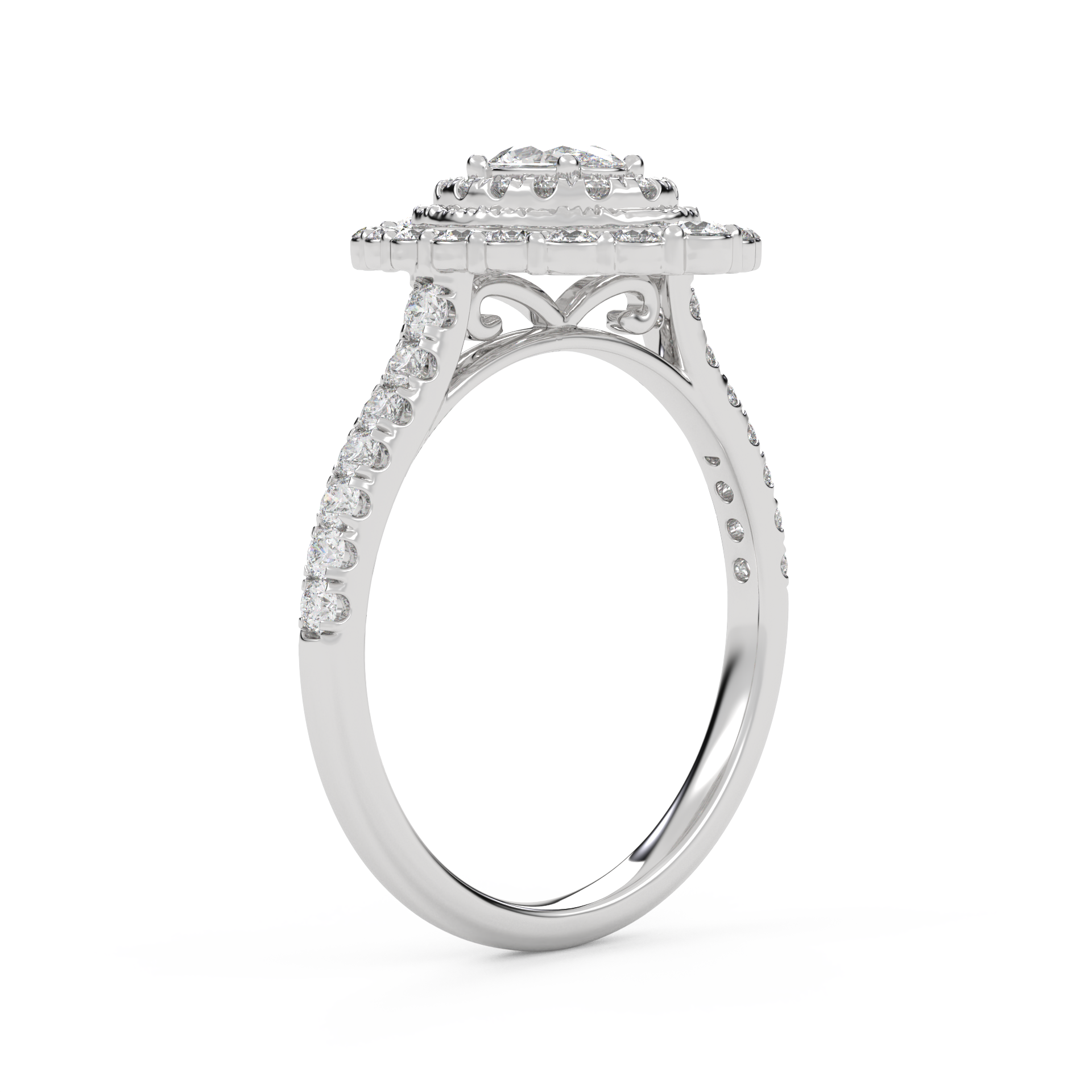 IGI Certified Cluster Diamond Ring