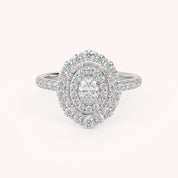 IGI Certified Cluster Diamond Ring