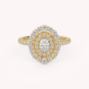 IGI Certified Cluster Diamond Ring