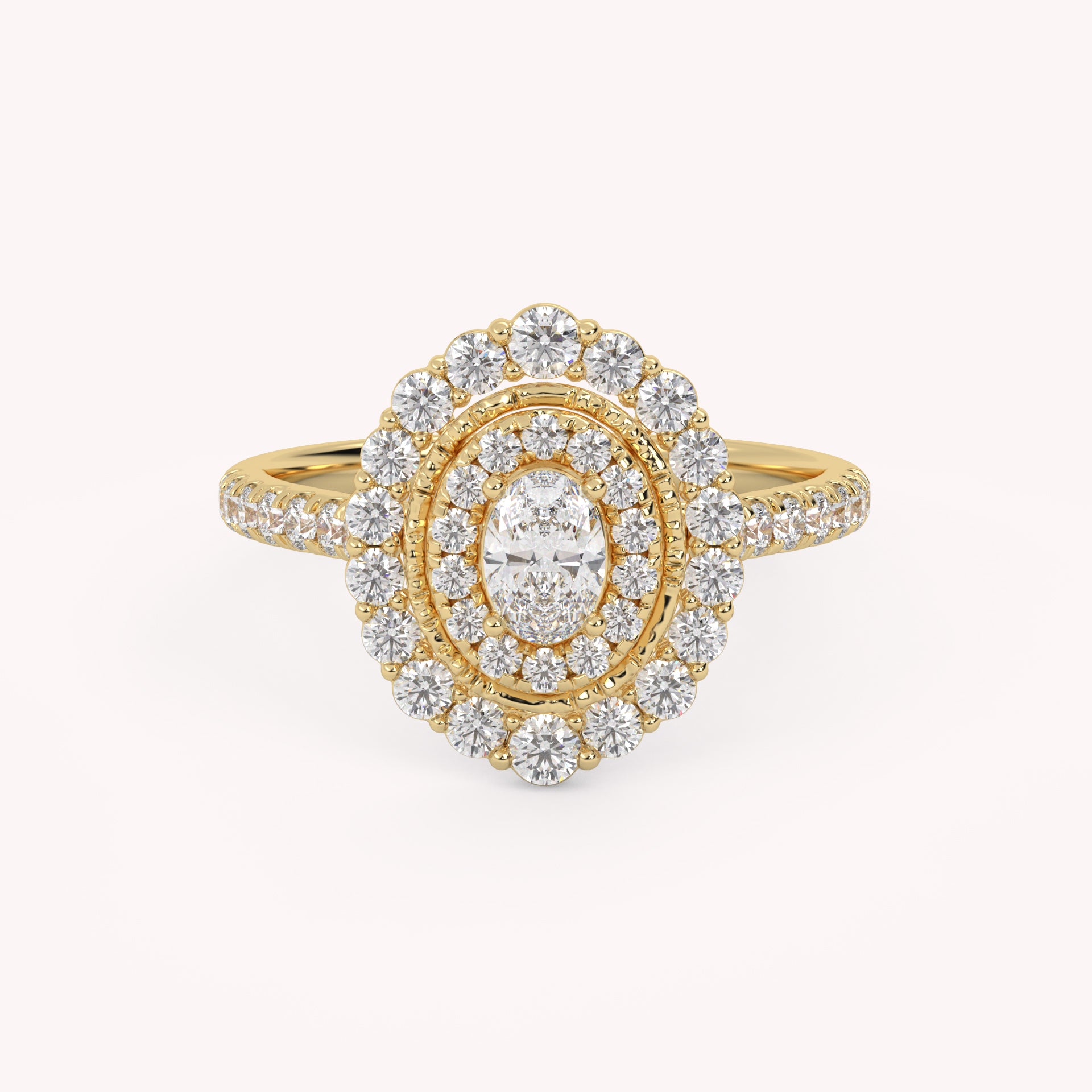 IGI Certified Cluster Diamond Ring