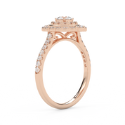 IGI Certified Round Lab Diamond Ring