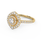 IGI Certified Round Lab Diamond Ring