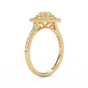 IGI Certified Round Lab Diamond Ring