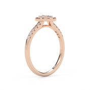Oval & Round 0.60 Carat Lab Diamond Ring – IGI Certified