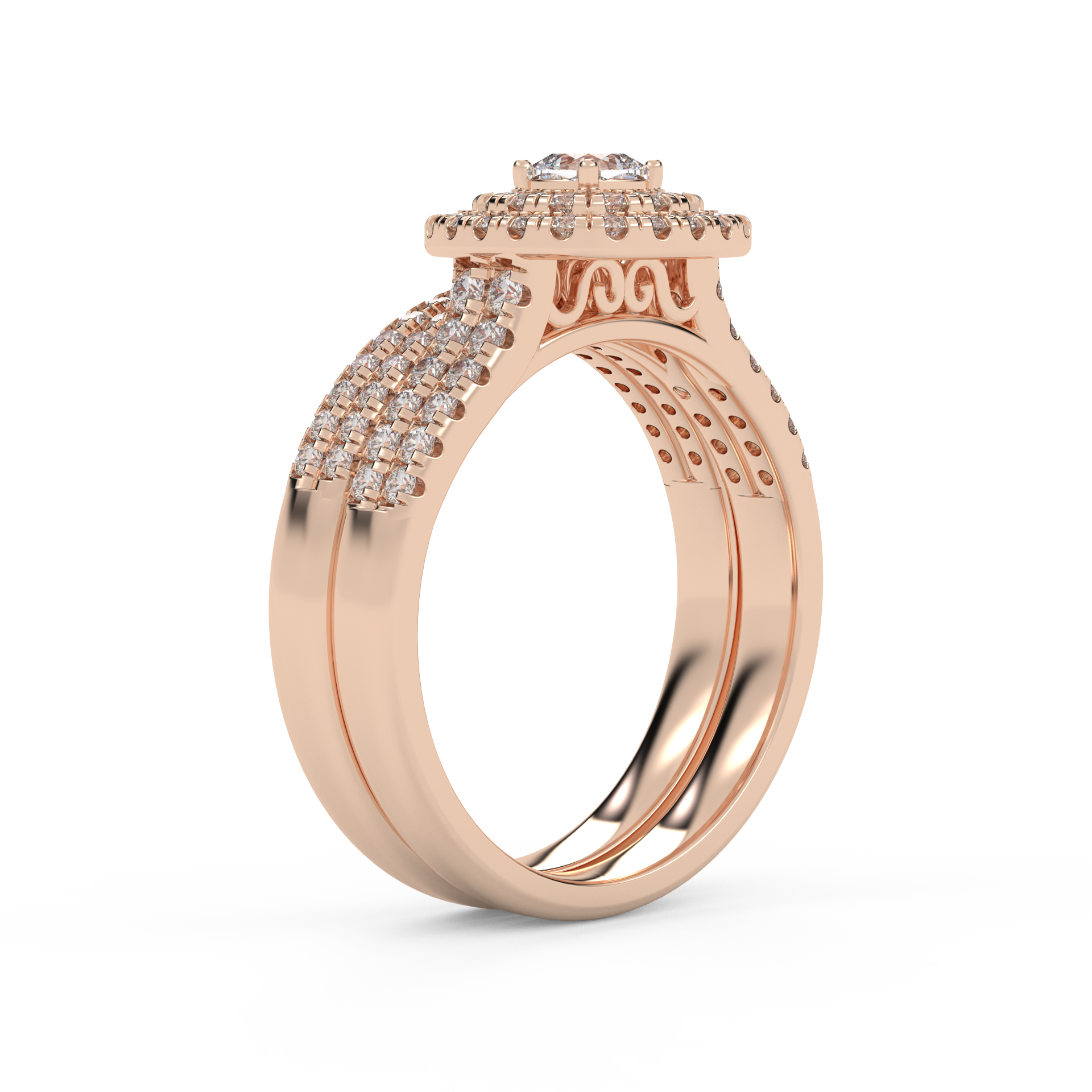 IGI Certified Bridal Set Ring